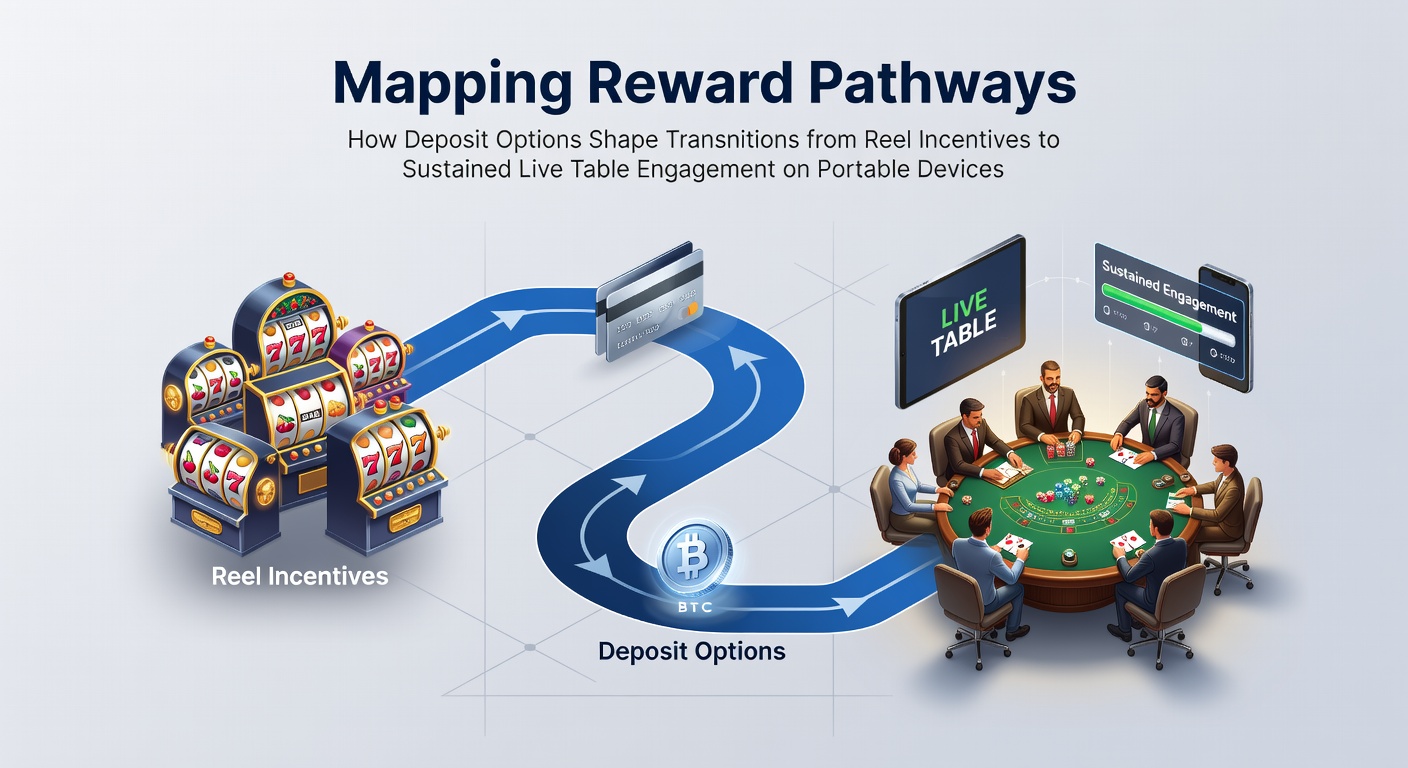 Visual mapping of reward pathways showing transitions from slot incentives to live table games on mobile devices