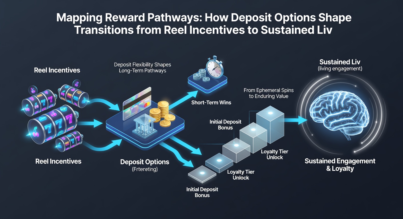 Diagram illustrating sustained engagement metrics from reel incentives to live tables via mobile deposit flows