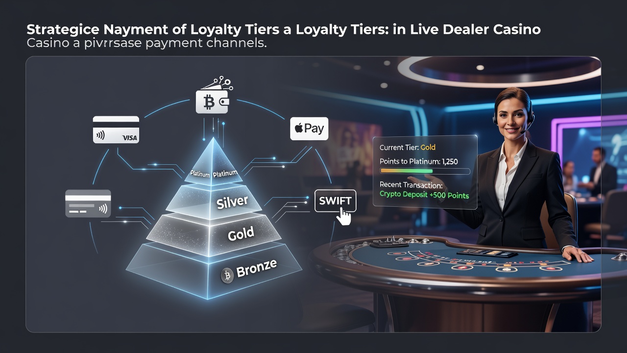 Spelers die diverse betaalkanalen gebruiken in een live dealer casino omgeving met focus op loyaliteitsvoordelen