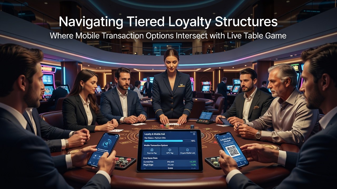 Live blackjack tafel op mobiel apparaat met VIP loyaliteitsindicatoren