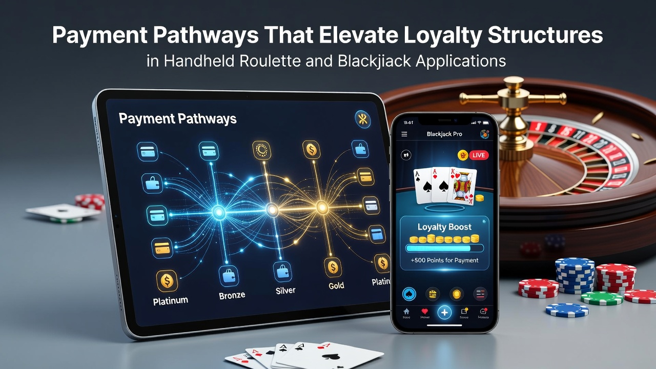 Mobiele blackjack- en roulette-apps met betalings- en loyaliteitsfuncties