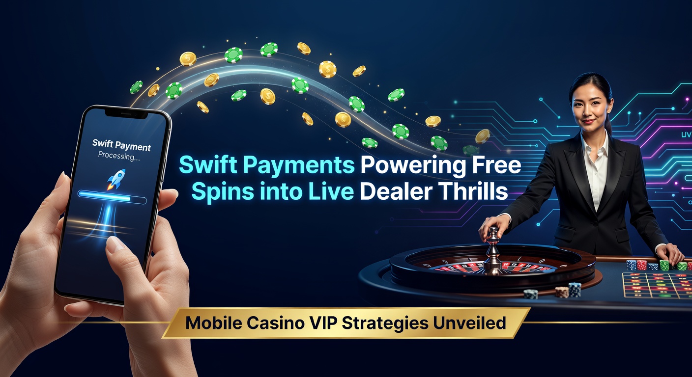 Mobiele casino-app met snelle betaling en live dealer blackjack-tafel, waar free spins naadloos overgaan in VIP-actie